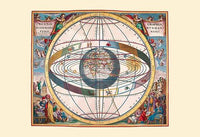 Andreas Cellarius Harmonia Macrocosmica Poster Print showcasing a detailed star atlas.