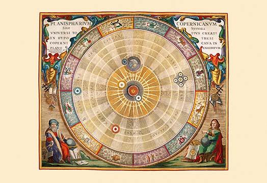 Andreas Cellarius Harmonia Macrocosmica Poster Print - Celestial Art