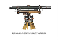 1918 Standard Instruments of Precision Poster Print showcasing vintage technology