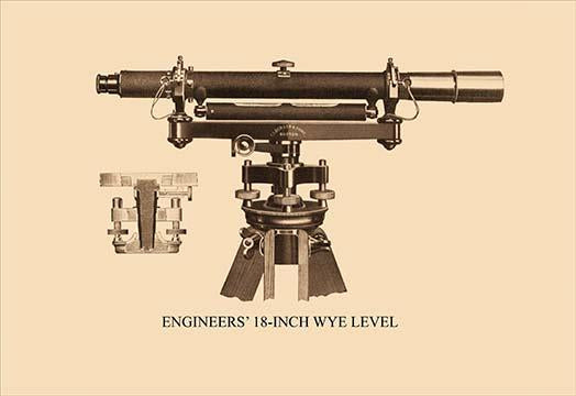 1918 Standard Instruments of Precision Poster Print showcasing vintage craftsmanship.