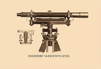 1918 Standard Instruments of Precision Poster Print showcasing vintage craftsmanship.