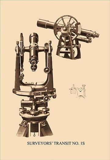 Standard Instruments of Precision 1918 poster print showcasing vintage design.