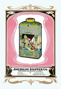 Royal Oriental Talcum Powder Poster Print showcasing vintage advertising design.