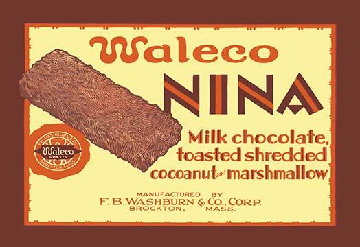 Antique Candy Boxes & Packaging Poster Print showcasing vintage designs.