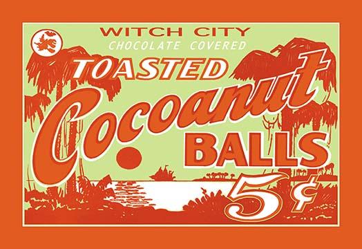 Antique Candy Boxes & Packaging Poster Print showcasing vintage confectionery designs.