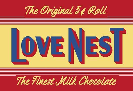 Antique Candy Boxes & Packaging Poster Print showcasing vintage candy box designs.