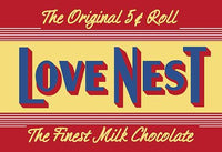 Antique Candy Boxes & Packaging Poster Print showcasing vintage candy box designs.