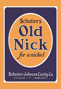 Antique Candy Boxes & Packaging Poster Print showcasing vintage designs.