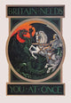 St. George slaying the dragon recruitment poster print.