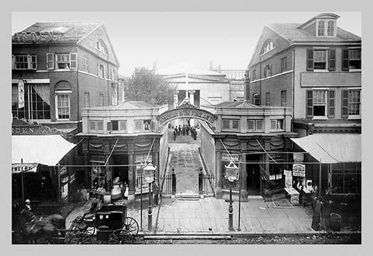 Historical photograph of Philadelphia by Free Library of Philadelphia, poster print.