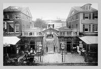 Historical photograph of Philadelphia by Free Library of Philadelphia, poster print.