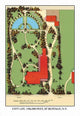 Aerial Views of Landscape Plans Poster Print by J. Weidermann showcasing a house in a landscaped setting.