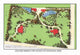 Aerial landscape design poster print by J. Weidermann showcasing plantings and trees.