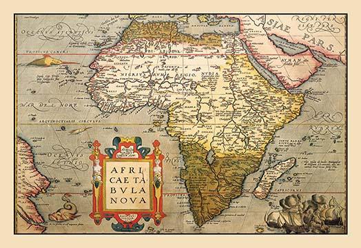 Abraham Ortelius Theatrum Orbis Terrarum Poster Print showcasing detailed cartography.