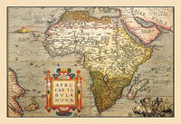 Abraham Ortelius Theatrum Orbis Terrarum Poster Print showcasing detailed cartography.