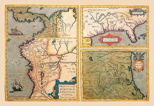 Abraham Ortelius Theatrum Orbis Terrarum Poster Print
