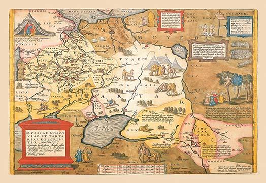 Abraham Ortelius Theatrum Orbis Terrarum Poster Print