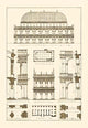 Architectural Drawings of Renaissance Architecture Poster Print by J. Buhlmann