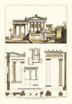 Architectural Drawings of Renaissance Architecture Poster Print showcasing intricate designs.