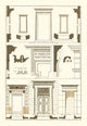 Architectural Drawings of Renaissance Architecture Poster Print by J. Buhlmann.