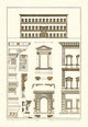 Architectural Drawings of Renaissance Architecture Poster Print by J. Buhlmann