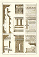 Architectural Drawings of Renaissance Architecture Poster Print by J. Buhlmann