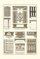 Architectural Drawings of Renaissance Architecture Poster Print by J. Buhlmann