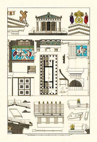 Architectural Drawings of Renaissance Architecture Poster Print by J. Buhlmann