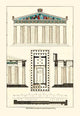 Architectural Drawings of Renaissance Architecture Poster Print by J. Buhlmann