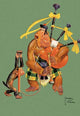 Gran'pop Chimpanzee poster print by Lawson Wood on premium paper.