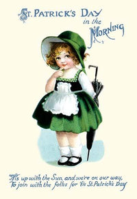 Irish vintage art reproduction poster print showcasing rich cultural aesthetics.