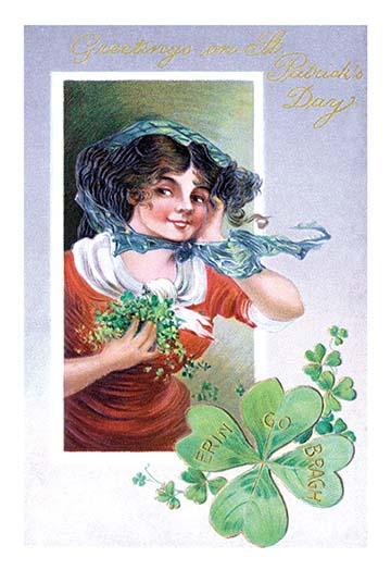 Irish vintage art reproduction poster print in multiple sizes.