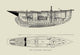 Antique Yacht Design Poster Print from 1891 by Charles P. Kunhardt