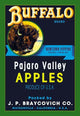 If Buffalo Like Apples Vintage Crate Label Poster Print