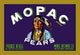 Vintage Native American Brave Pear Crate Label Poster Print