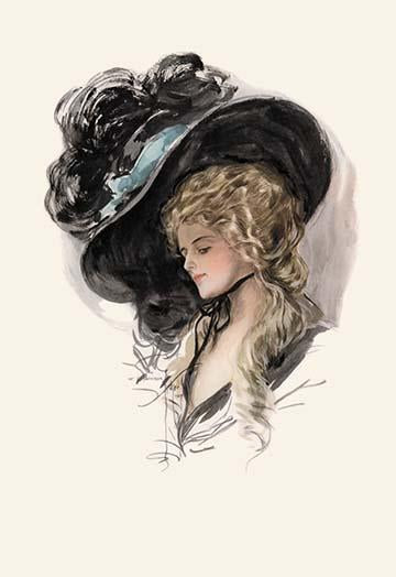 Harrison Fisher Father of a Thousand Girls Poster Print