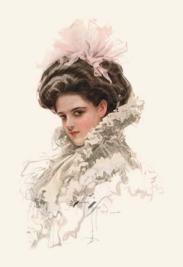 Harrison Fisher Poster Print - The Father of a Thousand Girls