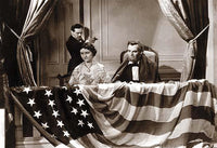 Still photo from D.W. Griffith's Abraham Lincoln movie showing John Wilkes Booth.