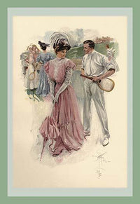 Harrison Fisher Poster Print - The Father of a Thousand Girls