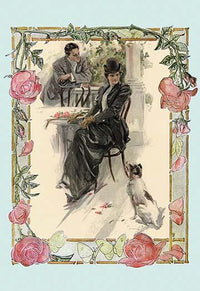 Harrison Fisher Poster Print - The Father of a Thousand Girls