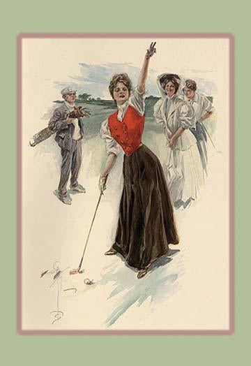 Harrison Fisher Artwork Poster Print showcasing elegant women