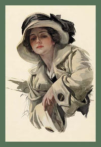 Harrison Fisher Poster Print showcasing vintage beauty and elegance.