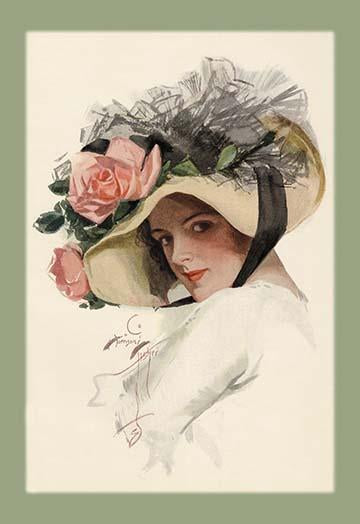Harrison Fisher Poster Print - The Father of a Thousand Girls artwork