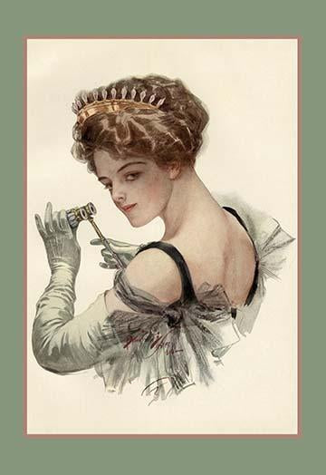 Harrison Fisher Poster Print - The Father of a Thousand Girls