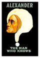 Claude Alexander Poster Print featuring the mystical magician in a turban.