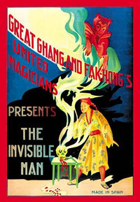 United Magicians Vintage Art Poster Print