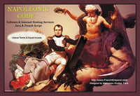 Bonaparte Receiving the Laws from God poster print by Wilbur Pierce