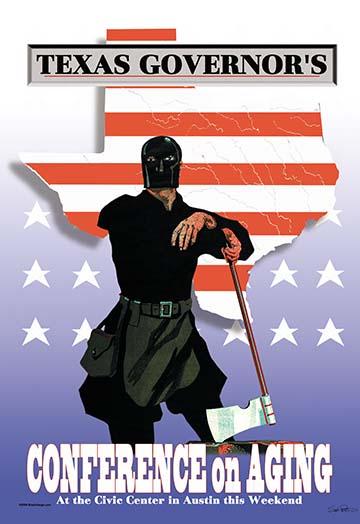 George W. Bush Death Penalty Poster Print by Wilbur Pierce