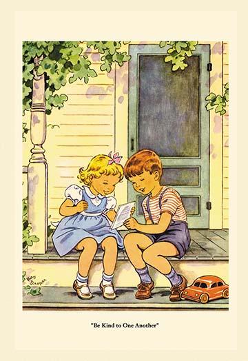 Biblical Illustration poster print by Kay Draper, available in multiple sizes.