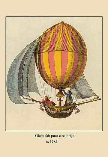 Lighter than Air Hot Air Balloons Poster Print featuring colorful balloons in the sky.